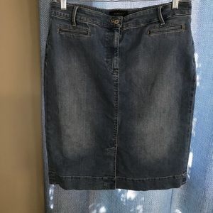 Like new Talbots jean skirt